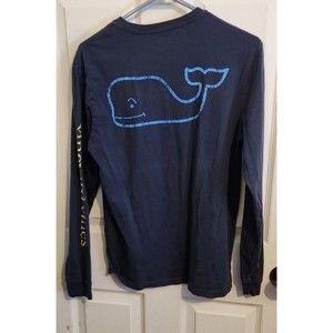 Vineyard Vines Performance T Shirt Long Sleeve Mens Size‎ XS Blue Preppy